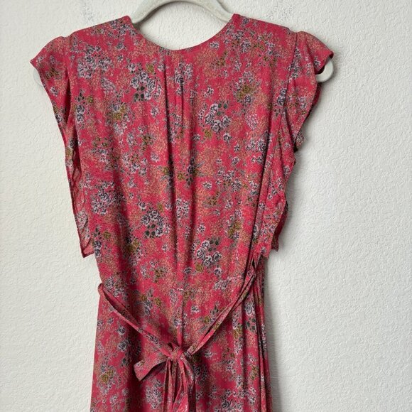 Reformation Boho Floral Print Flirty Wrap Maxi Dress - Picture 10 of 11